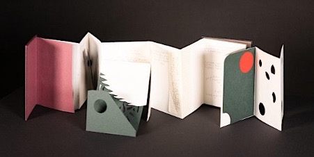 Spineless wonders - a long piece of card with folds showing the basics of book<br />
